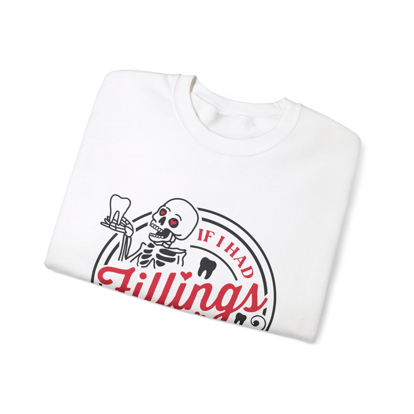 "Fillings" Valentine Sweatshirt by AMK Art