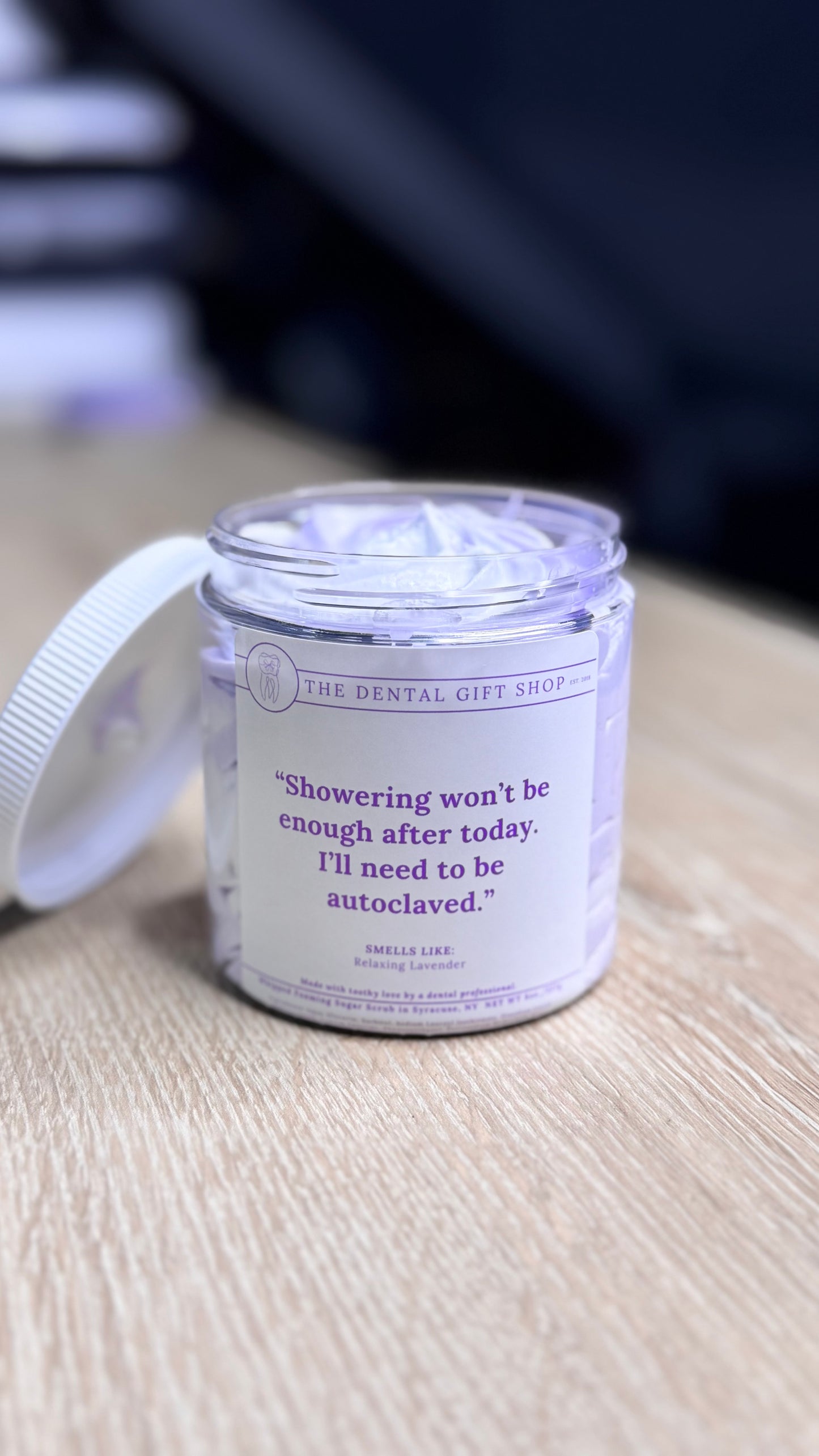 “Need to be Autoclaved” Lavender Bath Butter Sugar Scrub
