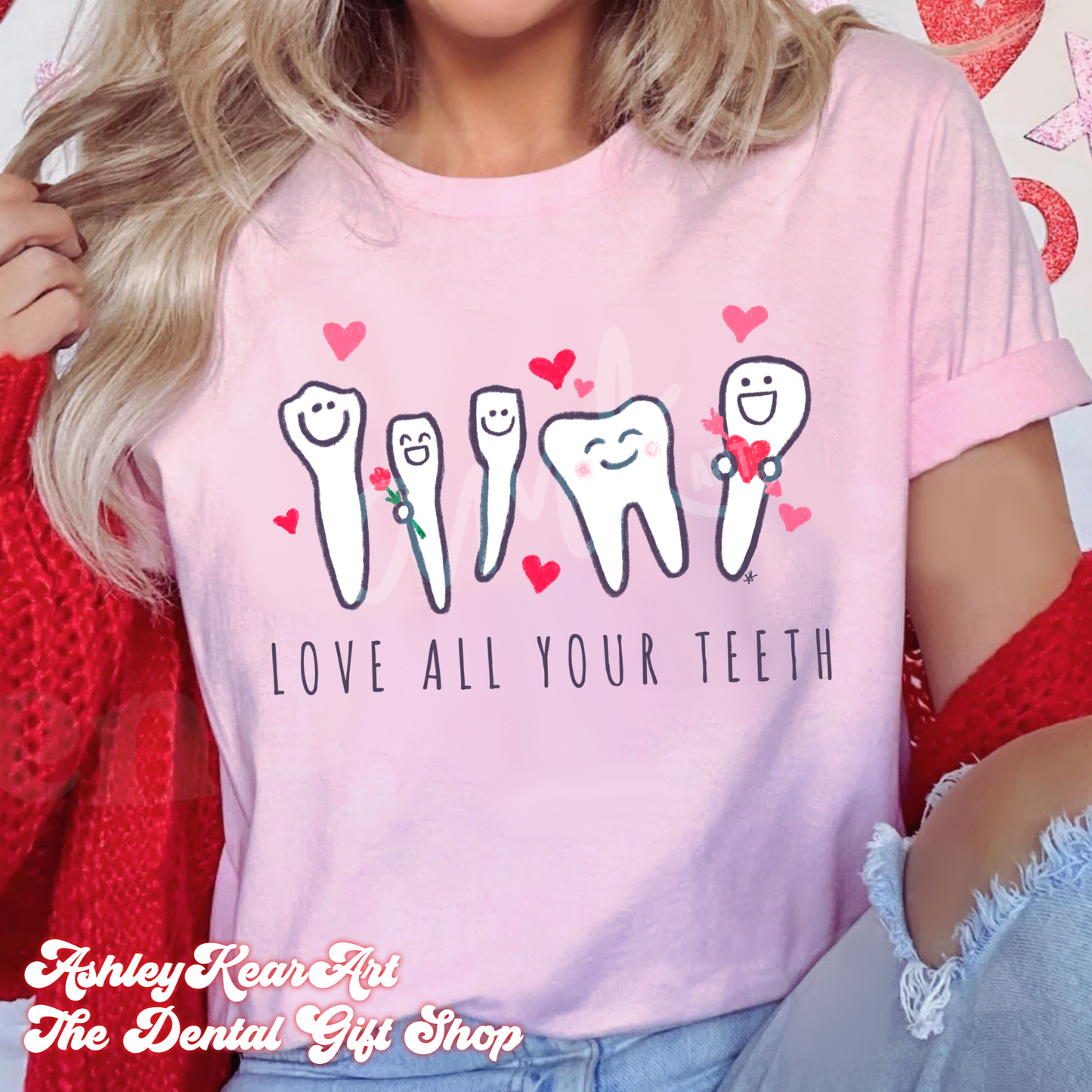 Happy Little Teeth Valentine's Day by AMK ART