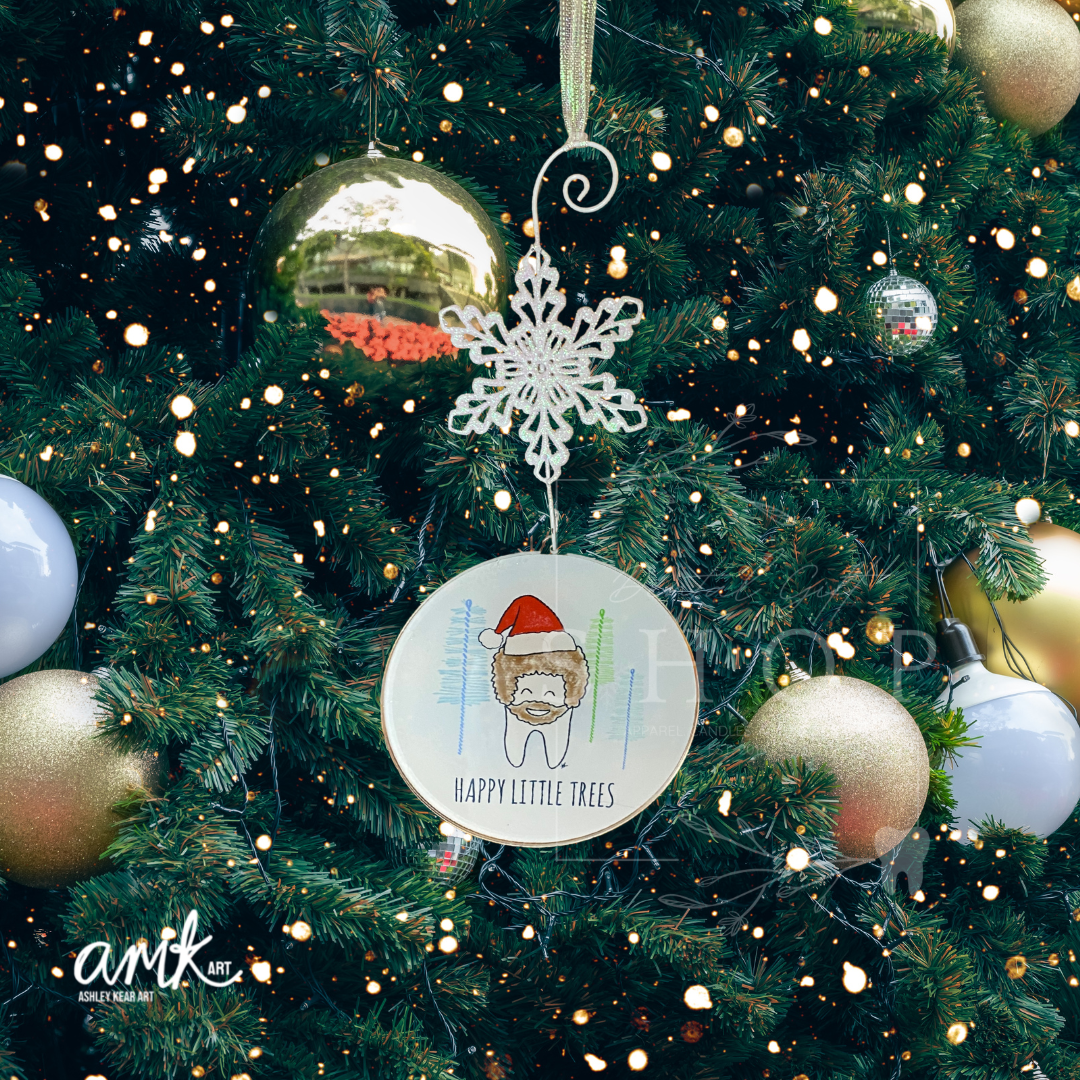 Happy Little Trees Ornament
