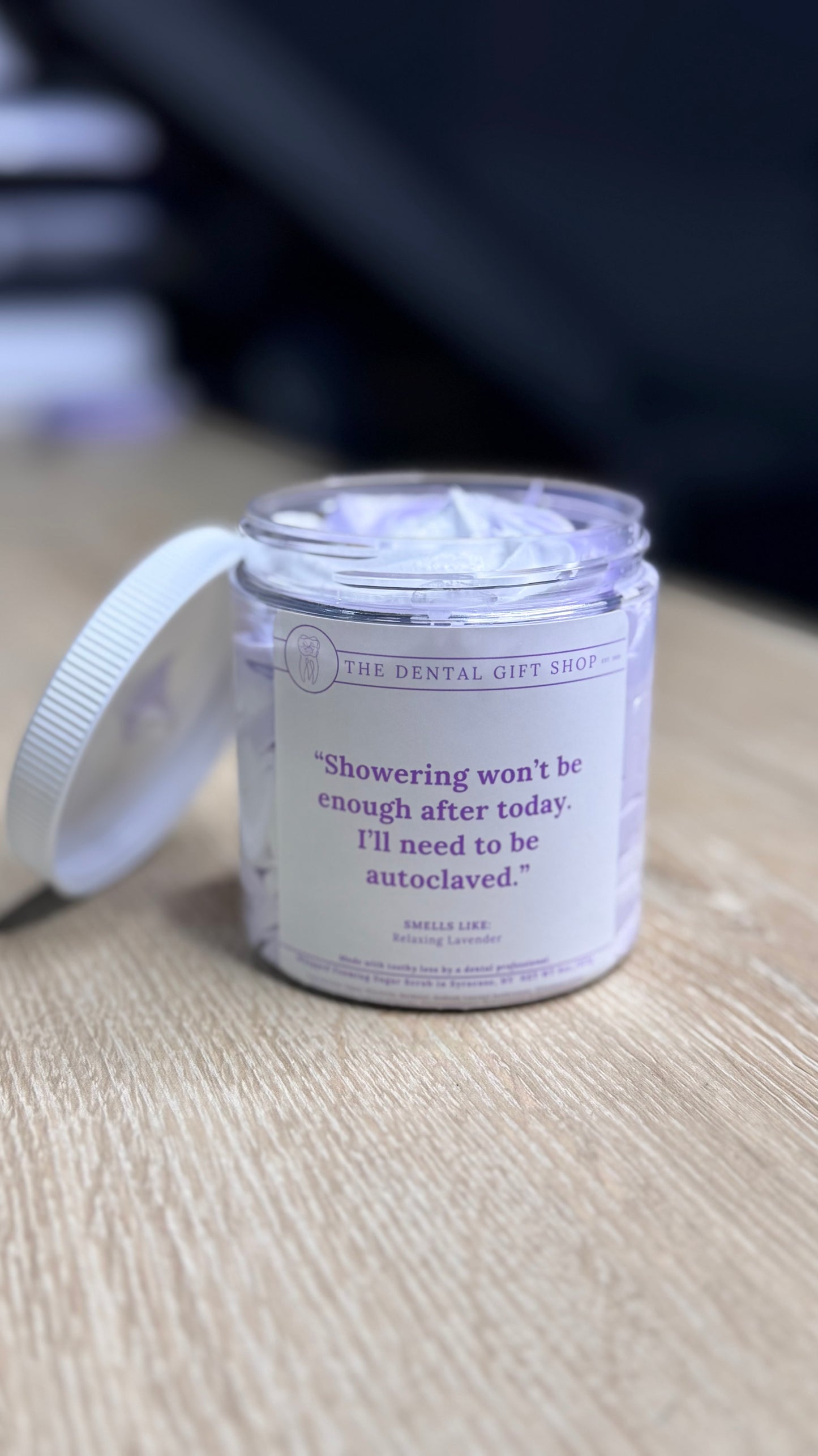“Need to be Autoclaved” Lavender Bath Butter Sugar Scrub