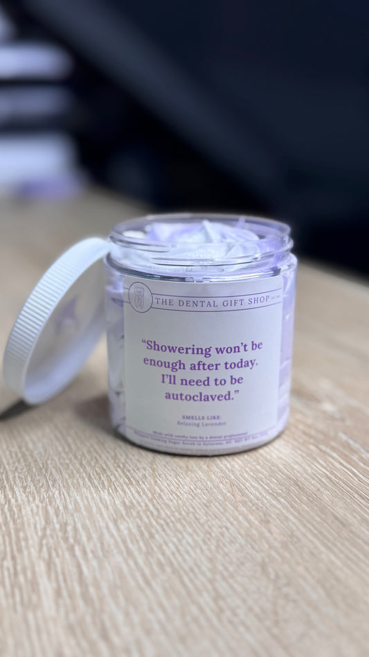 “Need to be Autoclaved” Lavender Bath Butter Sugar Scrub