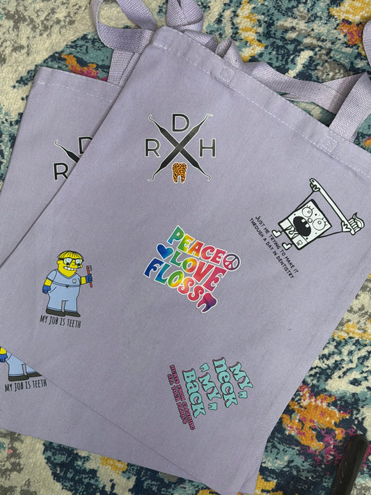 AMK Art: RDH Collage Canvas Tote