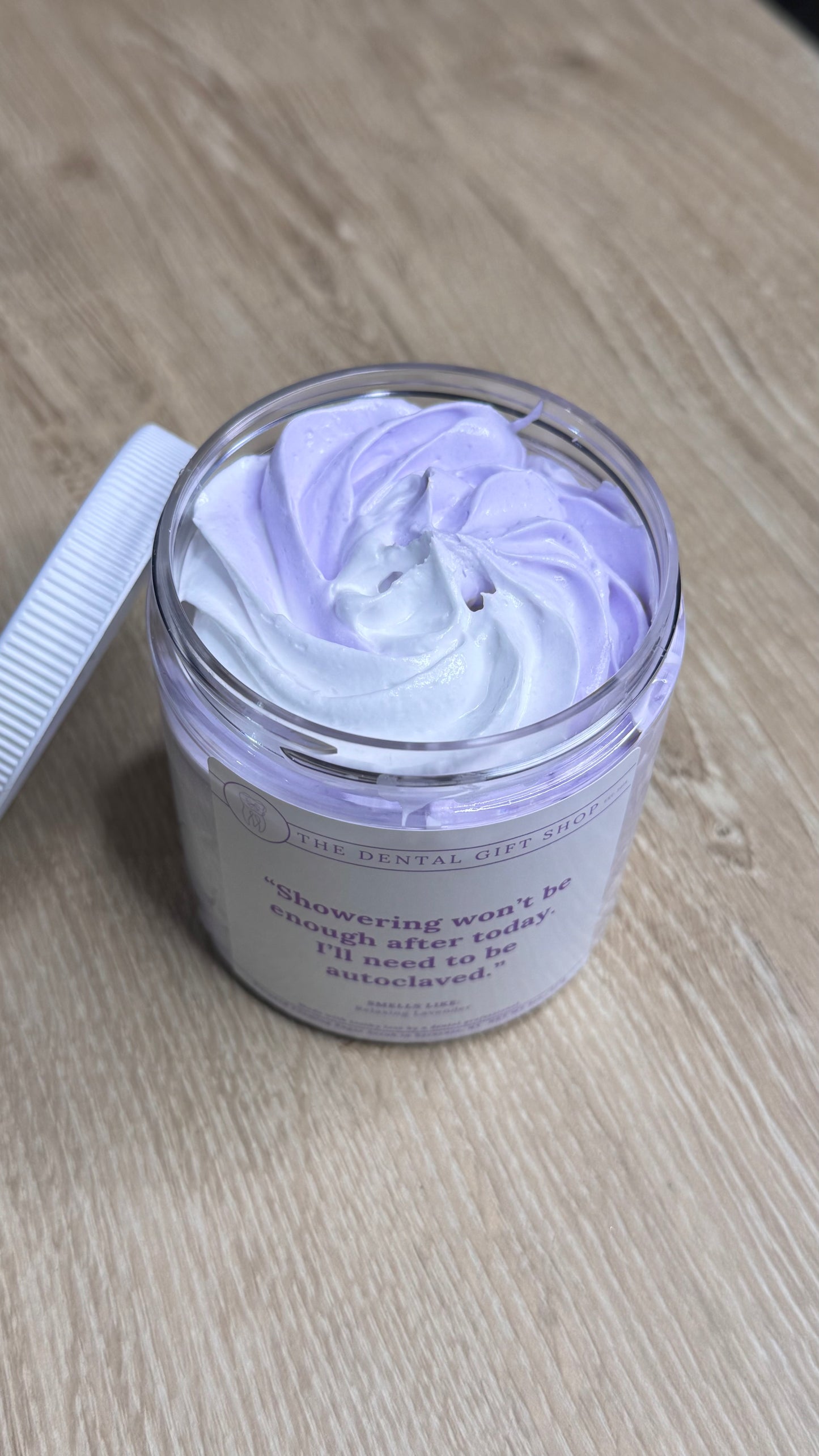 “Need to be Autoclaved” Lavender Bath Butter Sugar Scrub