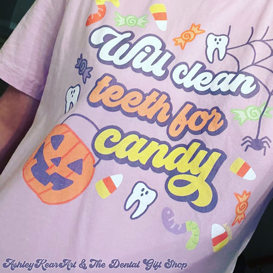 "Will clean teeth for candy" by AMK ART