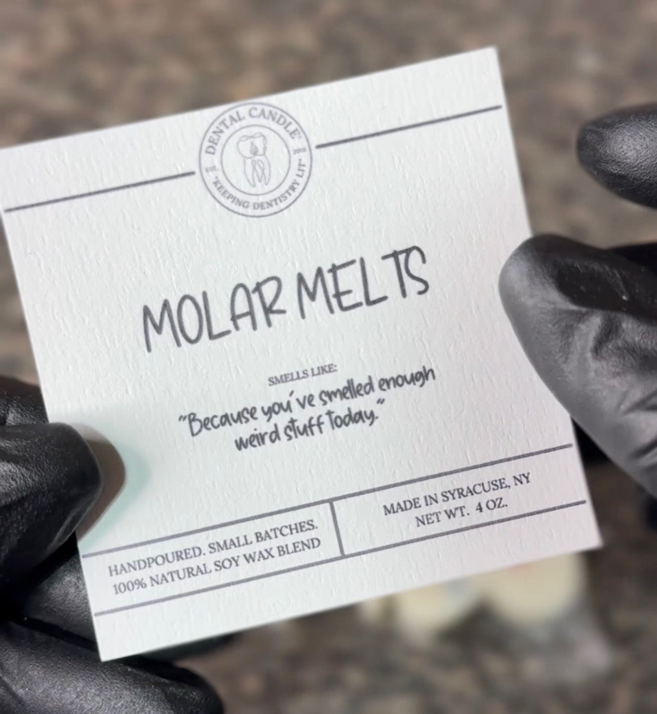 Molar Wax Melts, The Dental Candle® Collection