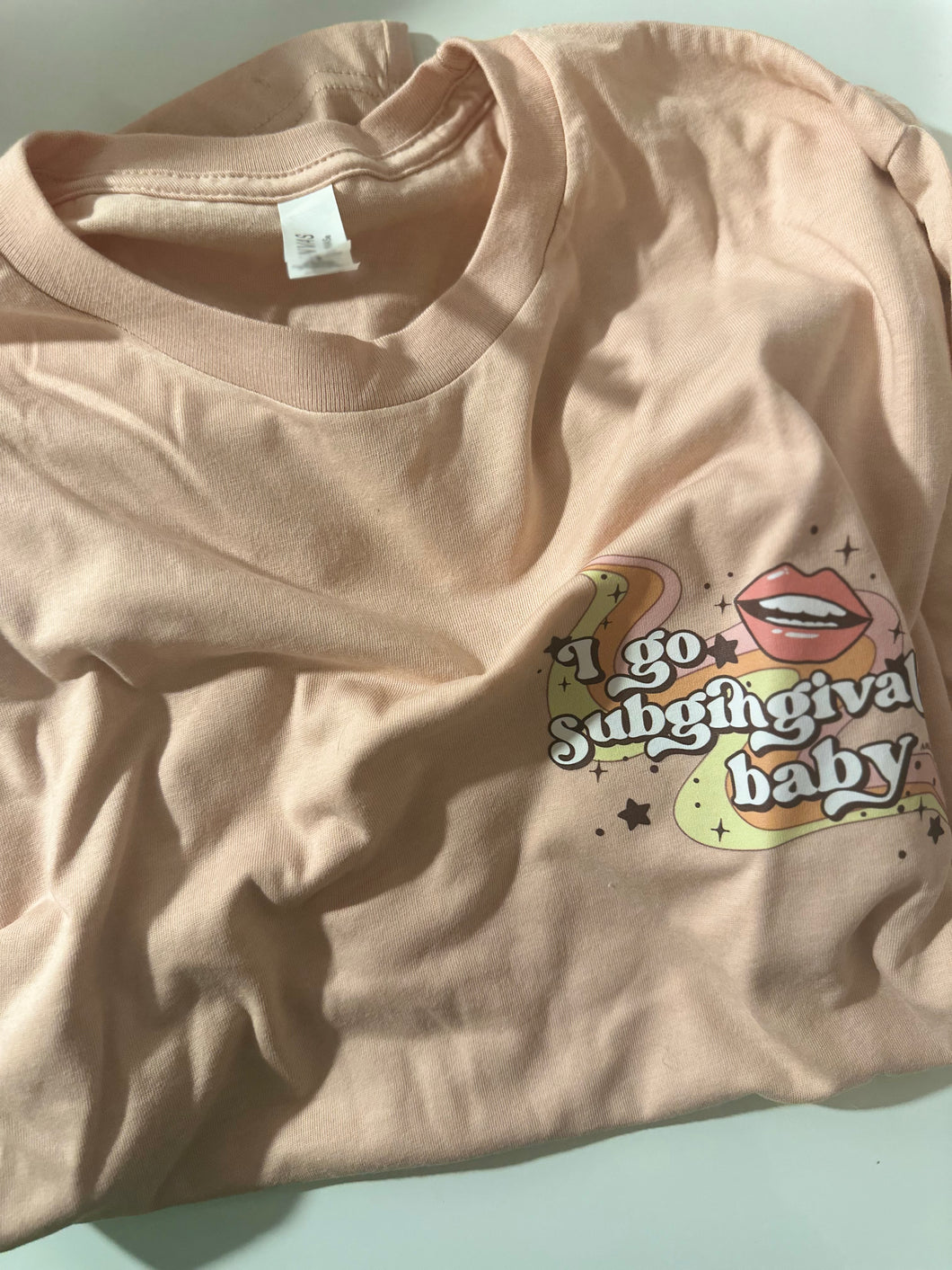 Subgingival Peach Shirt (Sale)