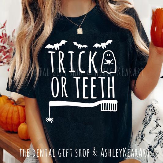 Trick or Teeth Design by AMK Art