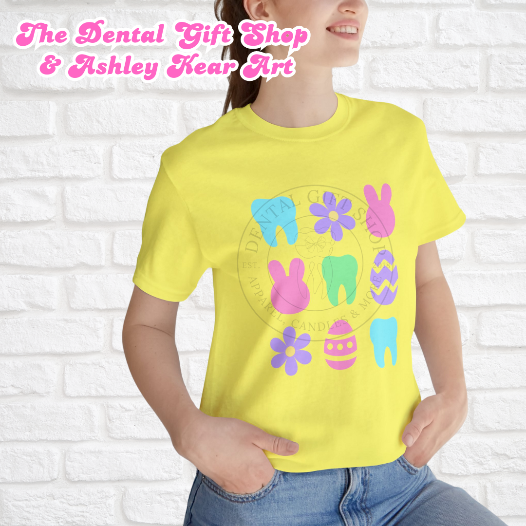Dental Easter Fun Tee, Design by AMK Art