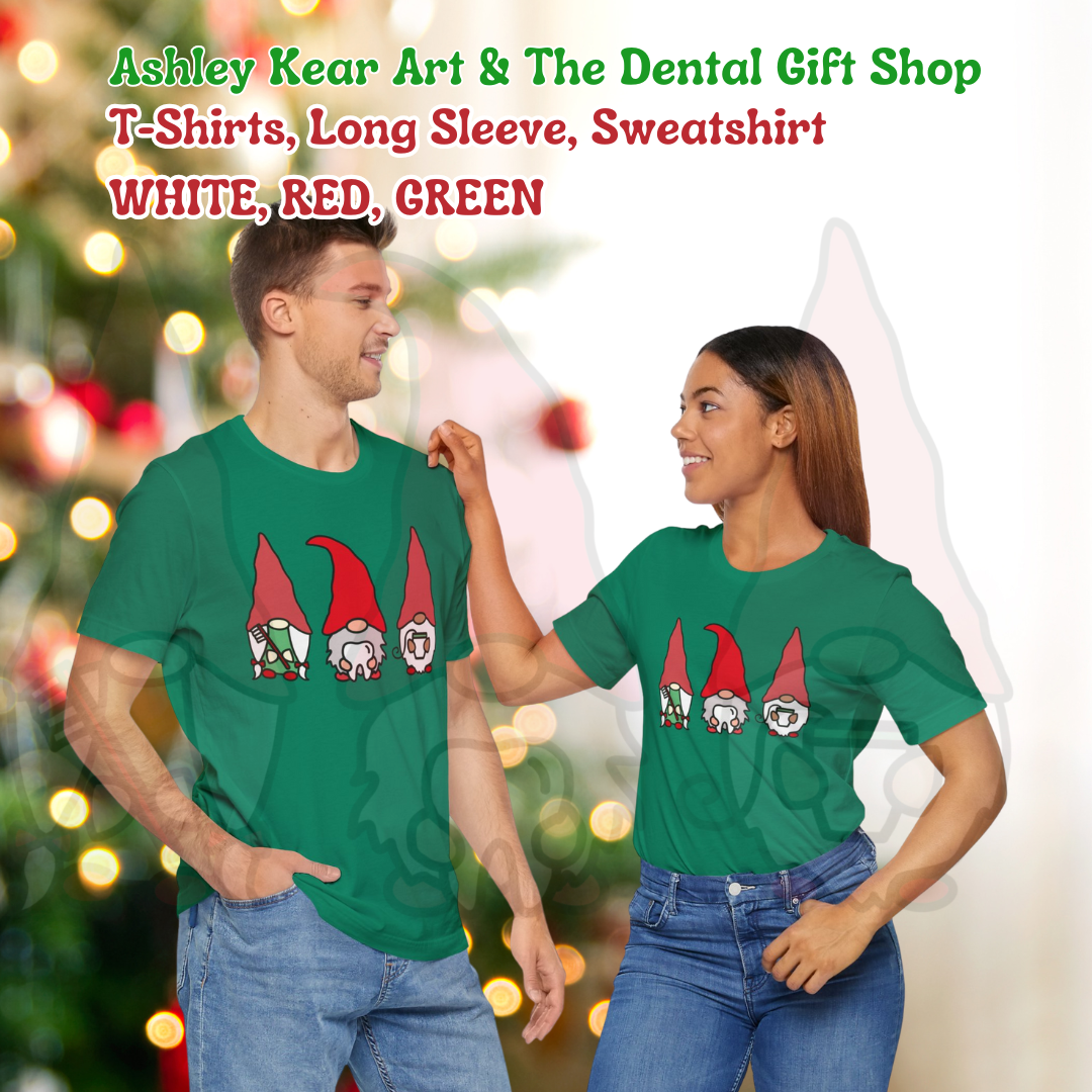 Dental Christmas Gnome Shirt Design by AMK Art