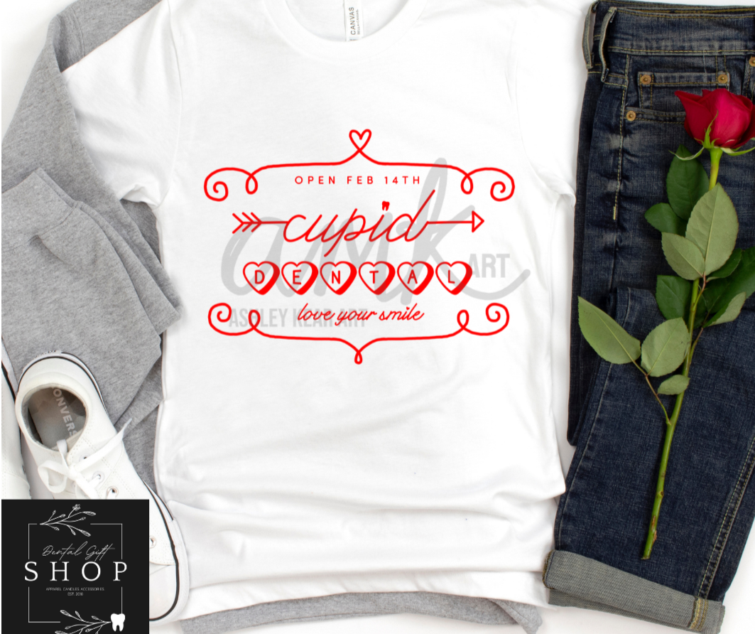 Cupid's Dental Office White with Red