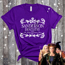 Load image into Gallery viewer, Sanderson Dentistry Purple Halloween Tee
