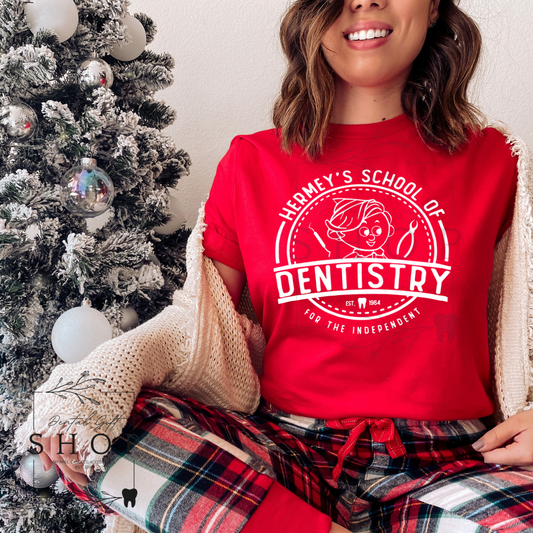 Hermey's Dental School (Red Short Sleeve)
