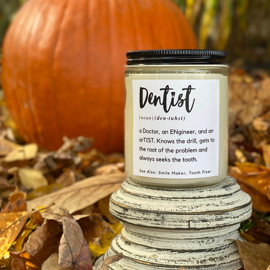 Dentist Gift, Dental Gift, Dental Candle, Dentist Candle
